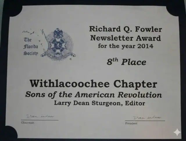Newsletter Award 2014